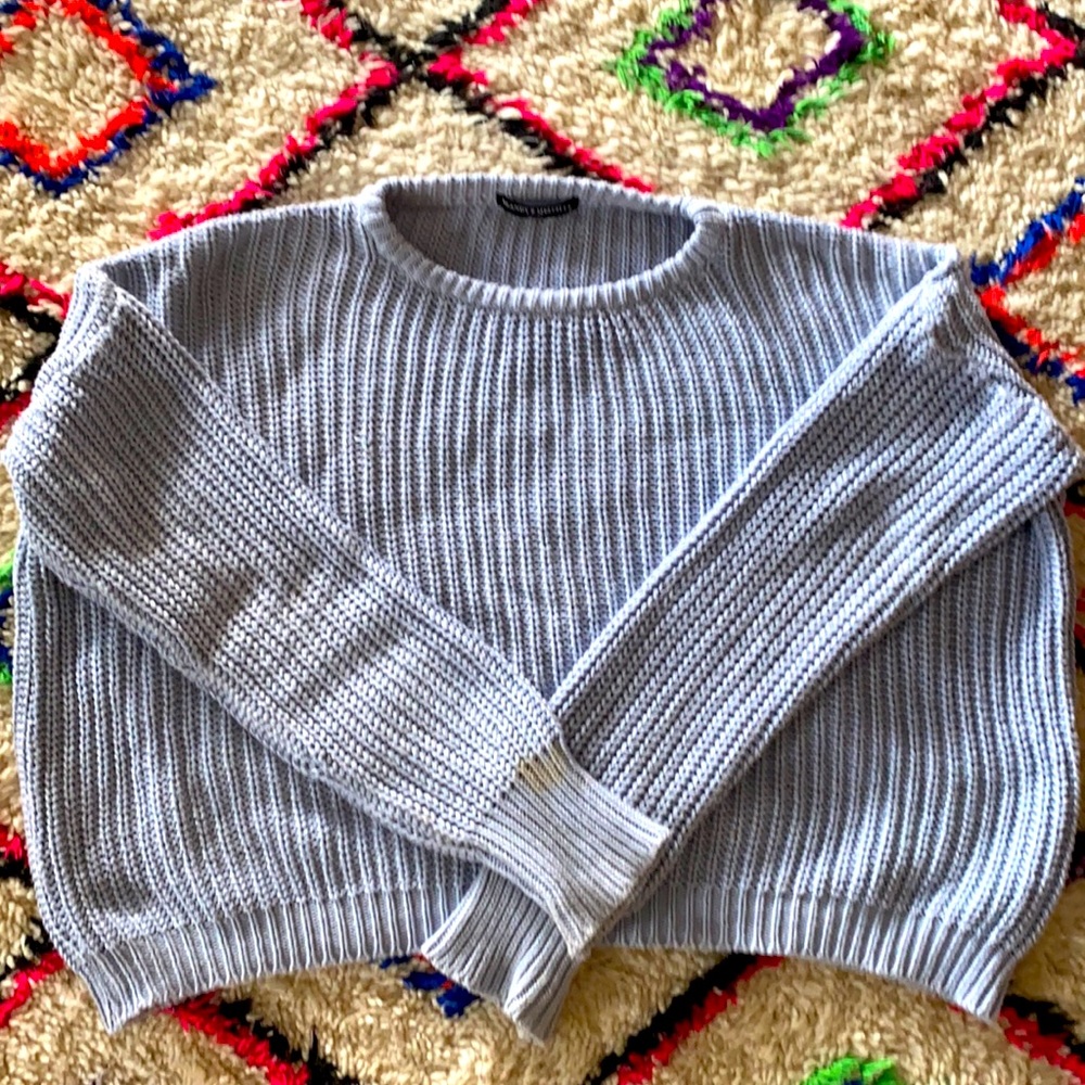Brandy 💗Melville baby blue sweater one size fits all